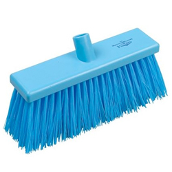 300mm Blue StIff Hygiene Yard Broom Head