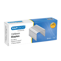 Rapesco 13/6mm Staples - Box of 5000