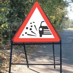 Loose Chippings Sign