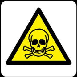 Poison pictorial Sign