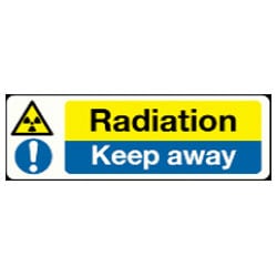 Radiation Keep Away Sign