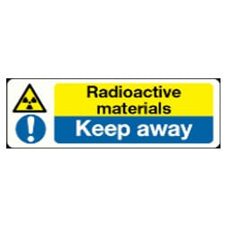 Radioactive Materials Keep Away Sign