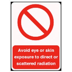 Avoid Eye or Skin Exposure Sign