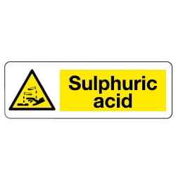 Sulphuric Acid Sign