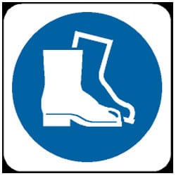 Safety Footwear Pictorial Sign