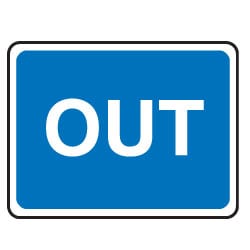 Out Sign