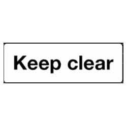 Keep Clear Sign