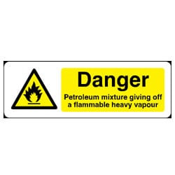 Danger Petroleum Sign