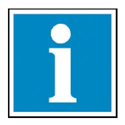 Information Symbol Sign