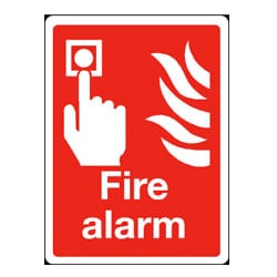 Fire Alarm Pictorial Sign