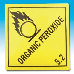 Organic Peroxide Label
