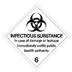 Infectious Substance Label