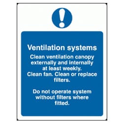 Ventilation Systems sign