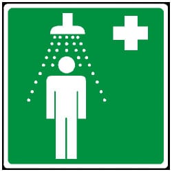 Emergency Shower Pictorial Sign