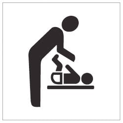 Baby Changing Symbol Sign