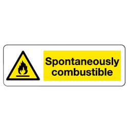Spontaneously Combustible Sign