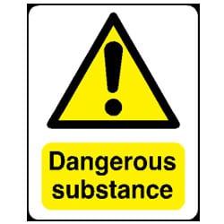 Dangerous Substance Sign