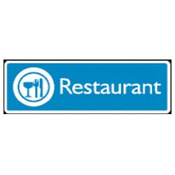 Restaurant with Symbol Sign