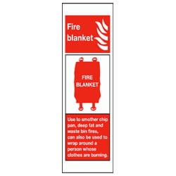 Fire Blanket Information Sign