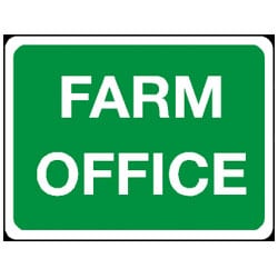 Farm Office Sign