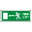 EEC Fire Exit Arrow Left Sign