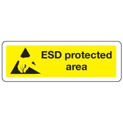 ESD Protected Area Sign