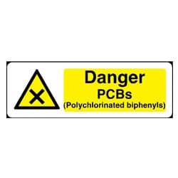 Danger PCBs Sign