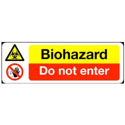 Biohazard Do Not Enter Sign