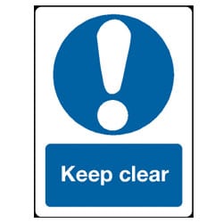 Keep Clear Sticker