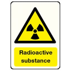 Radioactive substance Sign