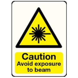 Caution Avoid exposure to beam Sign