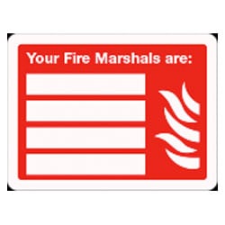 Your Fire Marshals are Sign