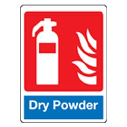 Dry Powder General Fire Extinguisher Sign