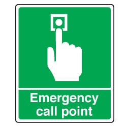 Emergency call point Sign