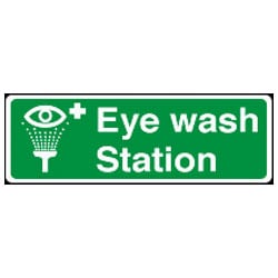 Eye wash station Sign