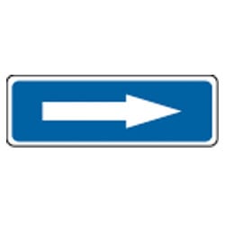 Arrow Pointing Right Sign