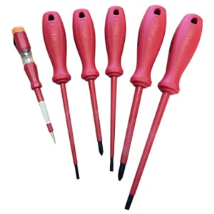 Screwdriver Set - 6 Piece with Mains Tester