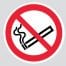 No Smoking Double Sided Adhesive Sticker