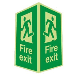 Fire Exit Projecting Sign
