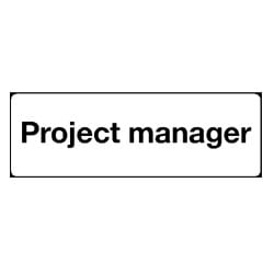 Project Manager Sign