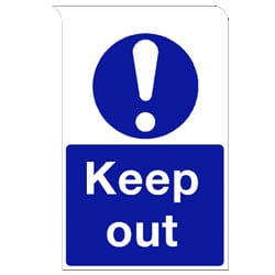Roll Top Signs - Keep Out