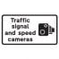 Traffic signal and speed camera Sign