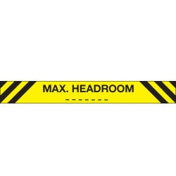 Max Headroom Hazard Markers