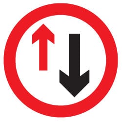 Priority Traffic Sign