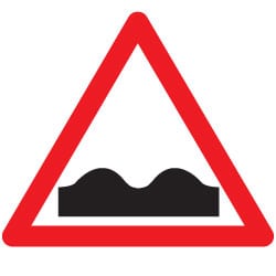 Uneven Road Traffic Sign