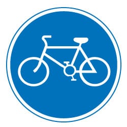 Pedal Cycles only Sign