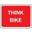 Think Bike Sign