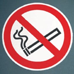 Floor Graphics - No Smoking Symbol
