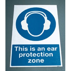 Floor Graphics - This is an ear protection zone