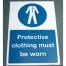 Floor Graphics - Protective clothing must be worn